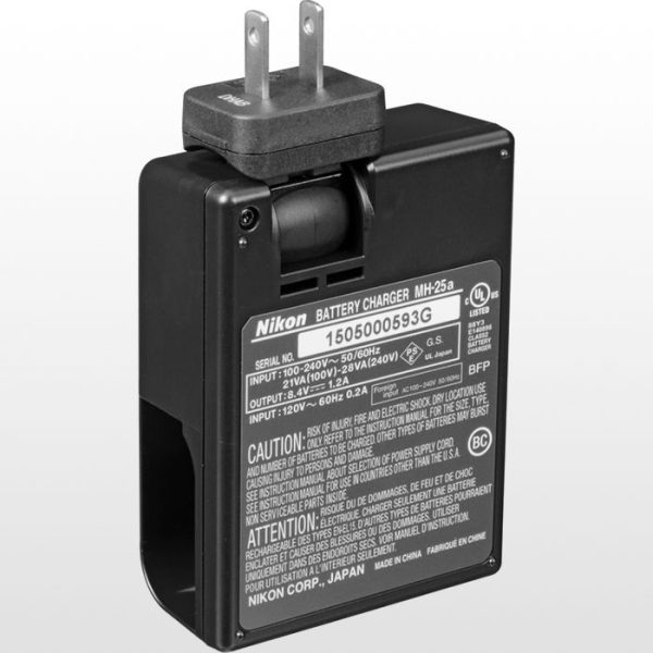 شارژر نیکون Nikon MH-25A Battery Charger for EN-EL15 Li-Ion Battery-HC