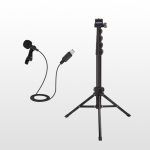 سه پایه موبایل جیماری MT-36 + میکروفن یقه ای جیماری MC-R2