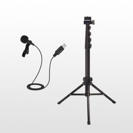 سه پایه موبایل جیماری MT-36 + میکروفن یقه ای جیماری MC-R2