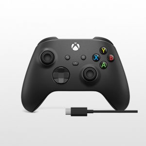 دسته ایکس باکس به همراهUSB-C کابل Wireless Controller Series with USB-C Cable - Carbon Black