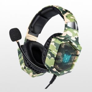 هدست گیمینگ Onikuma K8 Gaming Headset - Green Camo