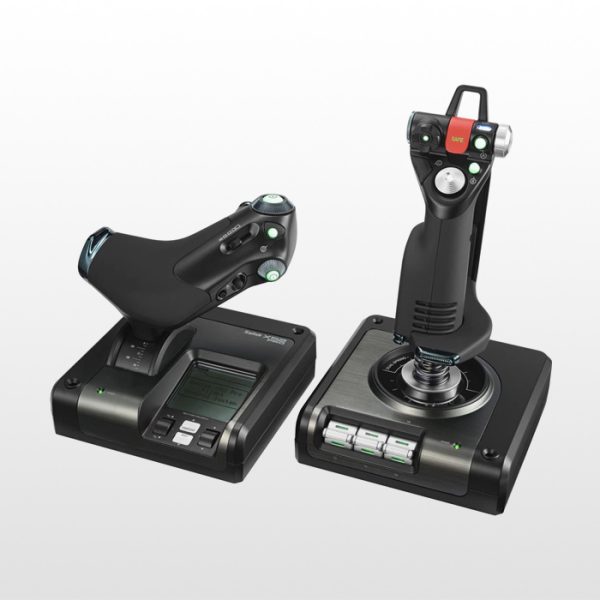 کنترلر بازی سیستم پرواز لاجیتک Logitech G X52 Professional HOTAS