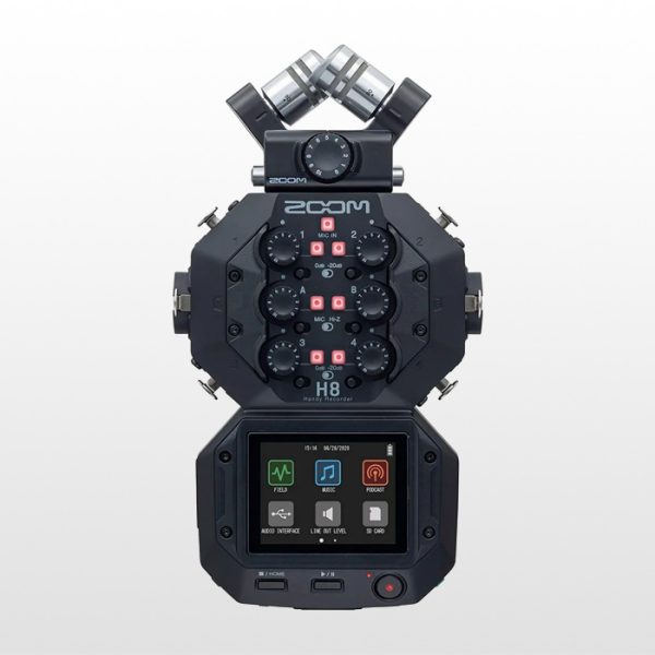 رکوردر صدا زوم Zoom H8 8-Input / 12-Track Portable Handy Recorder