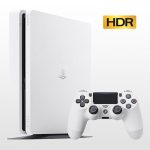 تصویر پلی استیشن 4 اسلیم تک دسته 1 ترابایت سفید PS4 Slim 1TB-R2