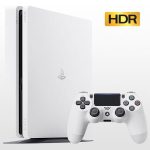 تصویر پلی استیشن 4 اسلیم تک دسته 500 گیگ سفید PS4 Slim 500GB-R2