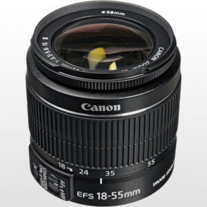 لنز دوربین کانن Canon EF-S 18-55mm f/3.5-5.6 IS II No Box