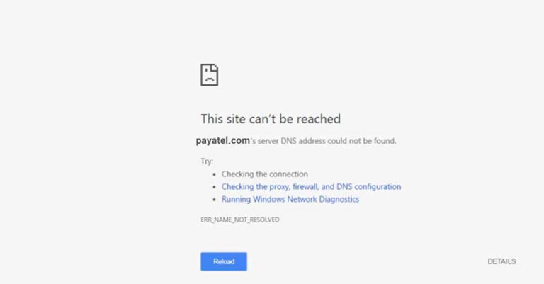 رفع خطای This Site Can’t Be Reached