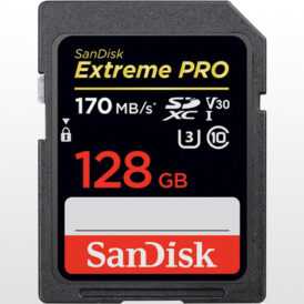 کارت حافظه Sandisk SD 128 GB 170 MB/S
