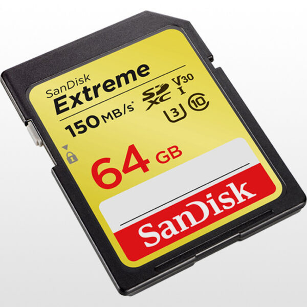 کارت حافظه SanDisk 64GB Extreme SDXC