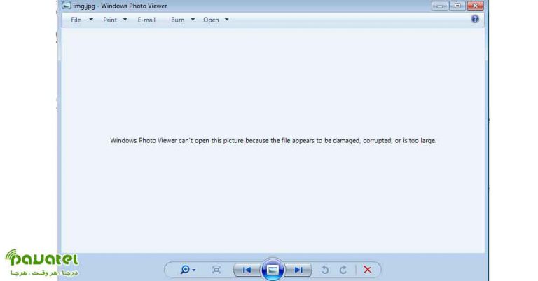 خطای Windows Photo Viewer Can’t Open This Picture