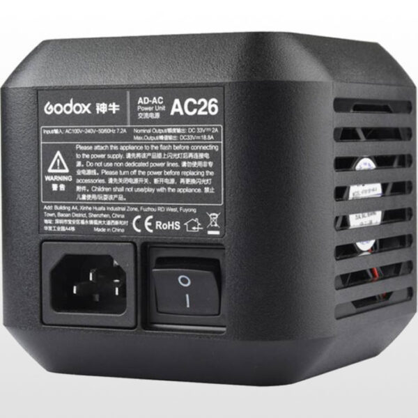 آداپتور برق مسقیم Godox AC-26 Adapter for AD600Pro Witstro Outdoor Flash