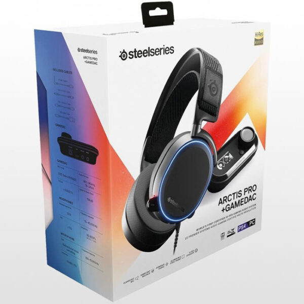 هدست گیمینگ SteelSeries Arctis Pro Gaming Headset + GameDAC - Black