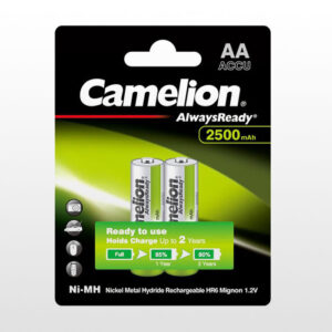 باتری قلمی شارژی کملیون Camelion AA 2500 2pcs Battery