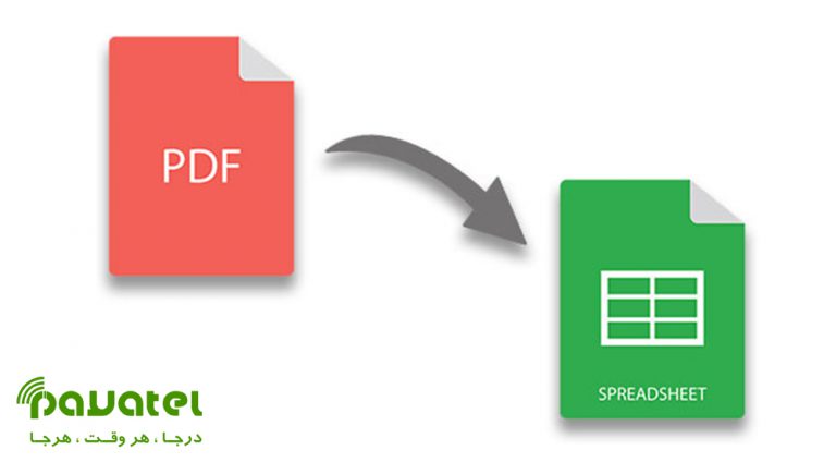 روش های آنلاین تبدیل فایل PDF به Excel
