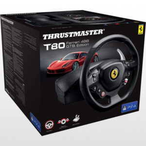فرمان بازی Thrustmaster T80 نسخه Ferrari 488 GTB Edition - مخصوص PS4