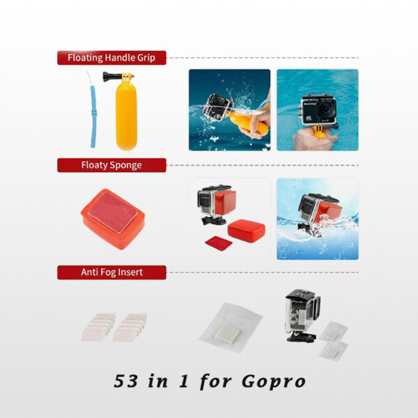 Gopro Accessories Combo Kit 53 in 1