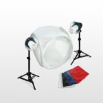 کیت خیمه با نورثابت کم مصرف Kit 40x40cm + پایه دوربین