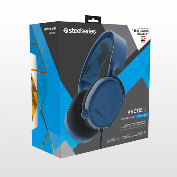 هدست گیمینگ SteelSeries Arctis 3 Bluetooth – Boreal Blue