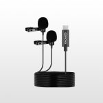 میکروفن یقه ای بویا BOYA BY-M3D Dual Lavalier Microphone