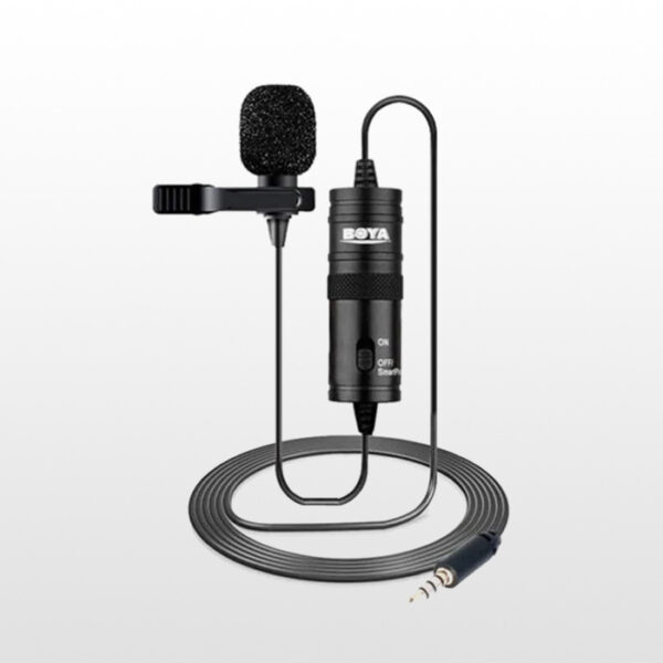 میکروفن یقه ای بویا BOYA Microphone BY-M1 Lavalier Microphone