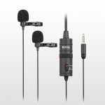 میکروفن یقه ای بویا BOYA BY-M1DM Dual Lavalier Microphone