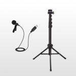 سه پایه موبایل جیماری MT-36 + میکروفن یقه ای جیماری MC-R2