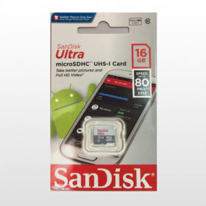 کارت حافظه سندیسک Sandisk Micro SD Ultra U1 16GB 80MB/S 533X