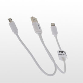 کابل تبدیل USB به MicroUSB /لایتنینگ تسکو TC A28