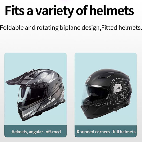 TELESIN Motorcycle Helmet Strap Mount