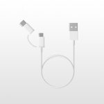 کابل تبدیل USB به MicroUSB/USB-C شیائومی مدل SJX02zm