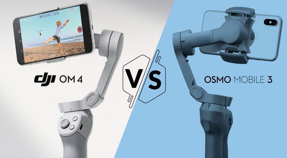 مقایسهDJI OM 4 و DJI Osmo Mobile 3