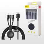 کابل تبدیلUSBبهUSB-C/microUSB/لایتنینگ/شارژر وایرلسApple WatchباسئوسBaseus CA1T4-I0G