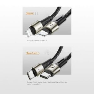 کابل تبدیل USB به USB-C/microUSB/لایتنینگ باسئوس Baseus CAMLT-GH01