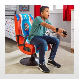 صندلی گیمینگ X Rocker Super Mario Edition Gaming Chair-Red/Blue