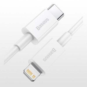 کابل تبدیل USB-C به لایتنینگ باسئوس BASEUS CATLYS-A02