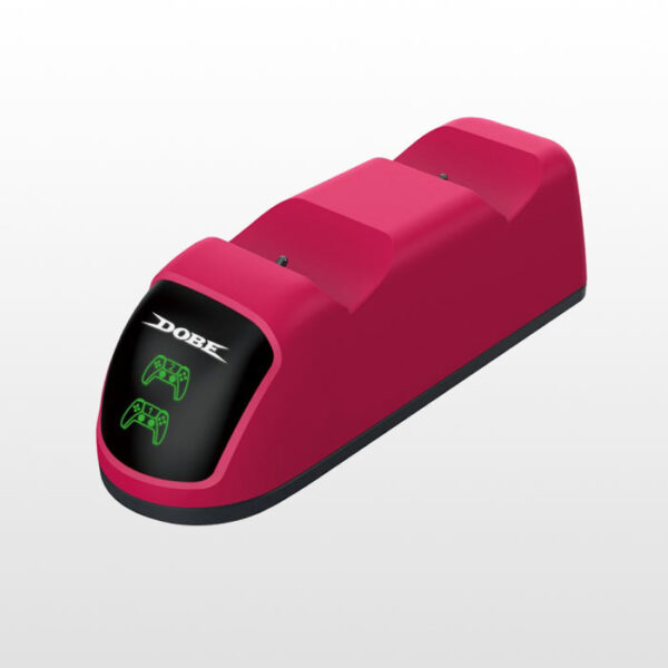پایه شارژر دوگانه کنترلر پلی استیشن 5 Dobe Charging Dock PS5-Red