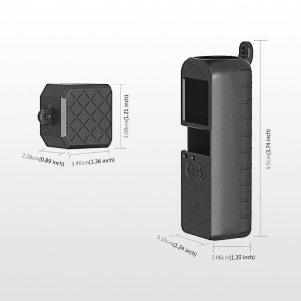 کاور سیلیکونی پلوز مدل PU374B مناسب برای دوربین های دی جی آی Osmo Pocket