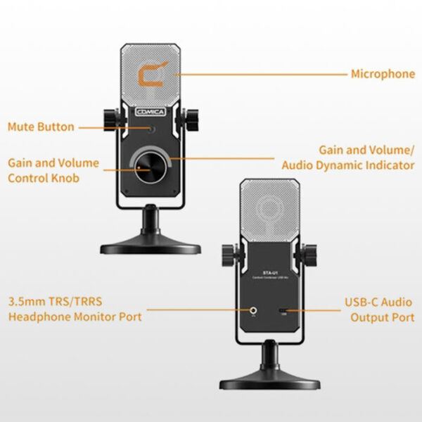 میکروفون USB استودیویی کامیکا COMICA STA-U1