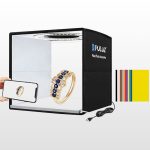 لایت باکس عکاسی پلوز 25cm به همراه پنل ال ای دی Puluz PKT3101B