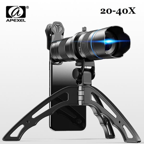 قیمت و خرید لنز تله زوم Apexel 20X 40X 29