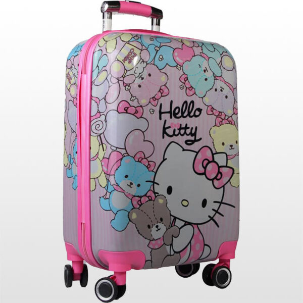 خرید چمدان بچگانه کابین سایز طرح هلو کیتی