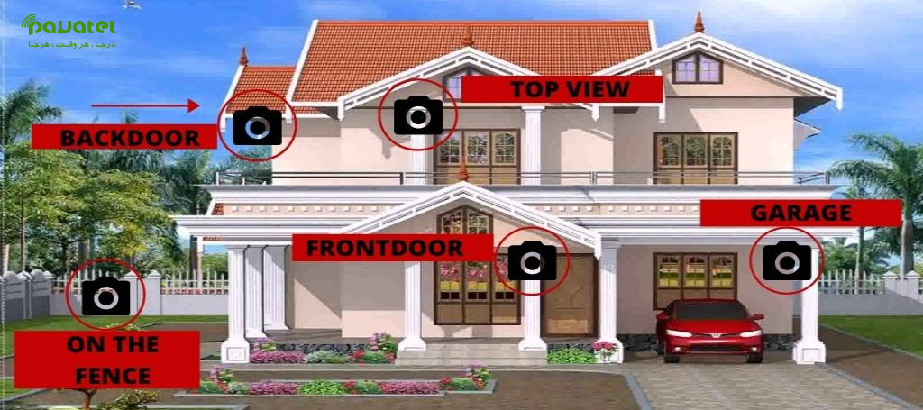 بهترین محل نصب دوربین‌ مداربسته در منازل