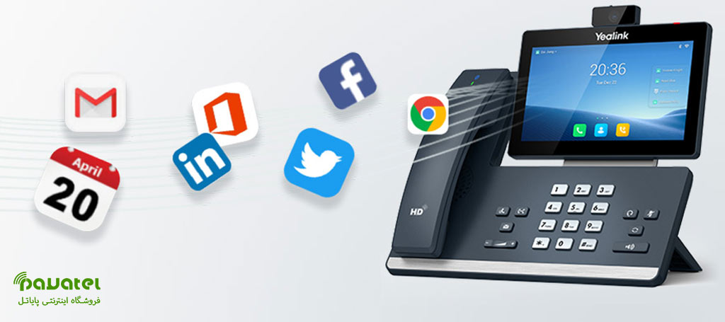 خرید آنلابن تلفن رومیزی تحت شبکه یالینک T58W Pro در پایاتل