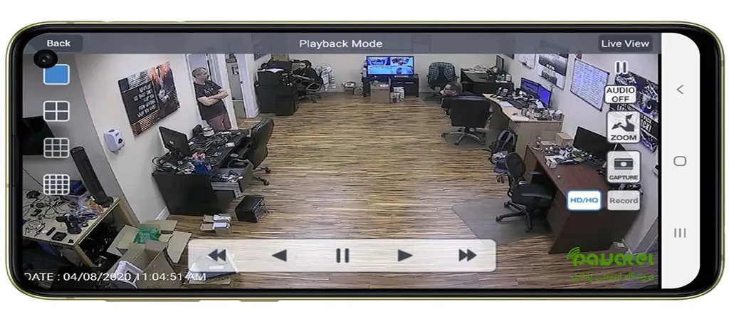 راه اندازی انتقال تصویر دوربین مداربسته روی گوشی (P2P و IP Static) در پایاتل